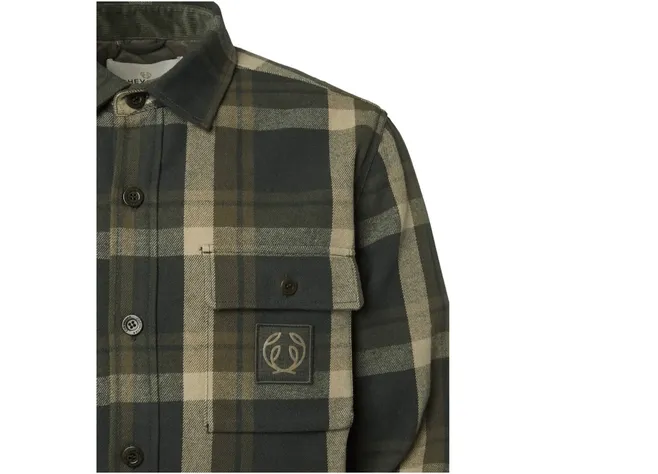 Сорочка Chevalier Axe Overshirt Men Green Checked Фото 4